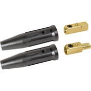 Powerweld Lenco Style Cable Connector Set, #1/0 to #2/0 Cable LC40